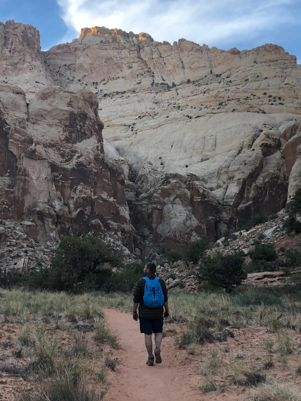 Twin mesas in Capitol Reef national park