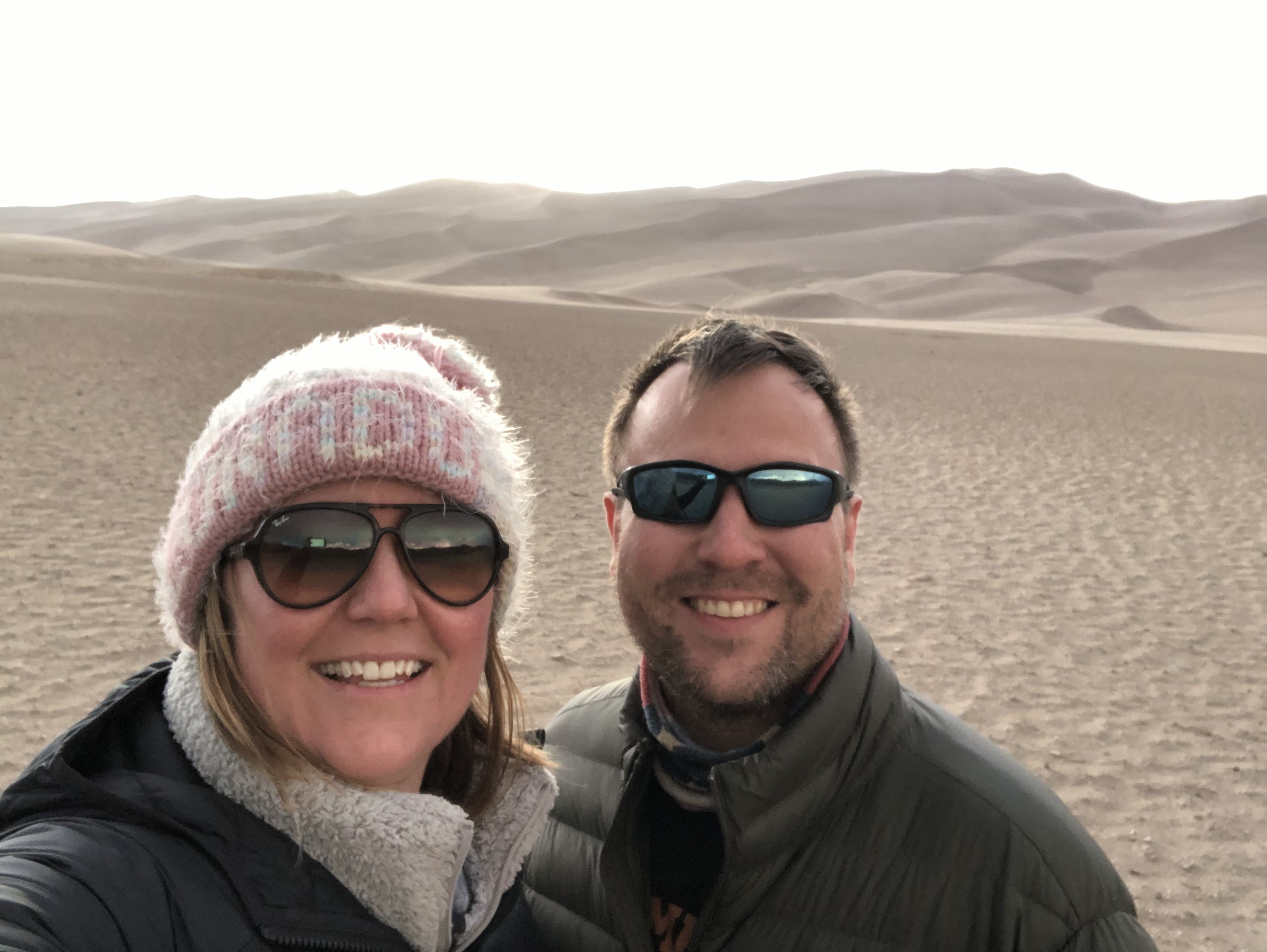 Bryan and Shelly at Great Sand Dunes National Park