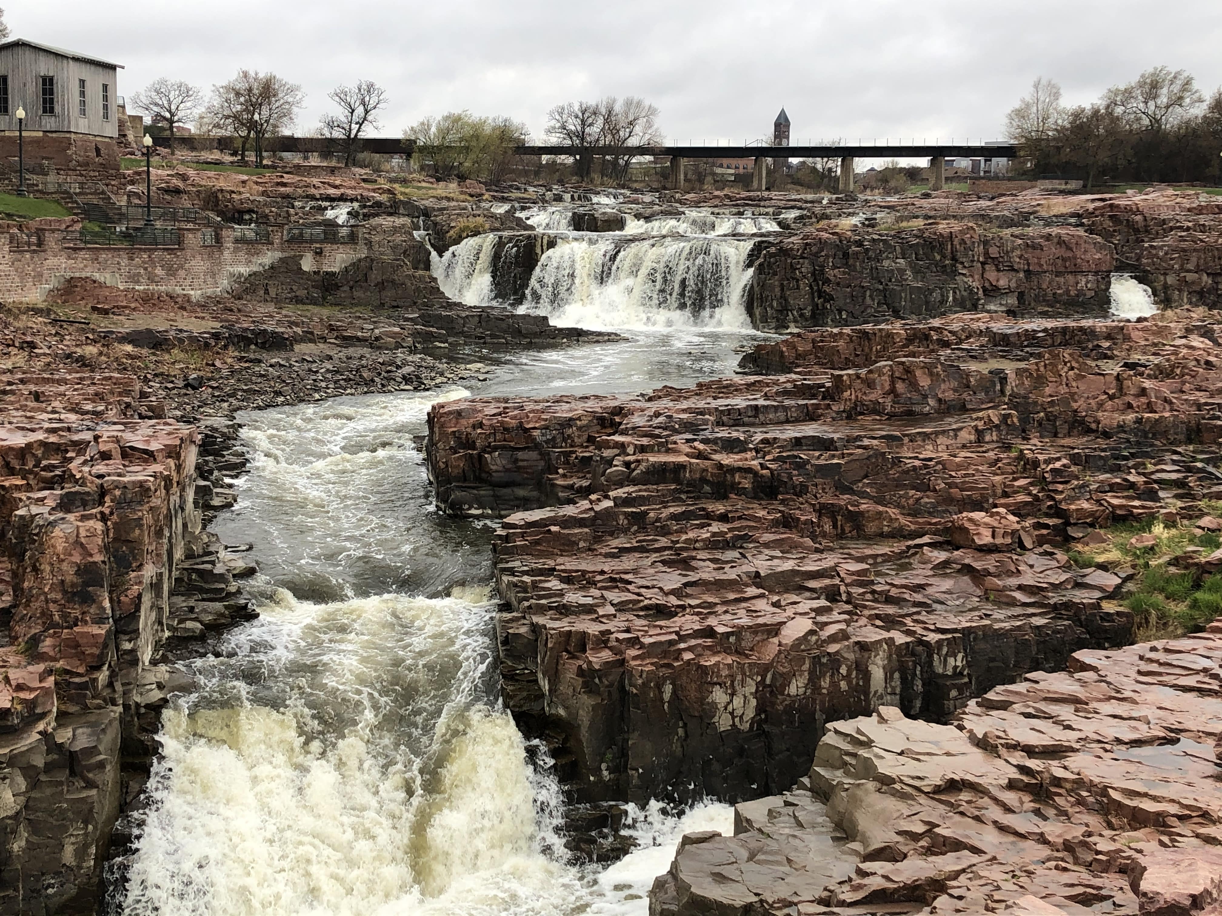 Waterfall at Sioux Falls